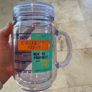 Cruzan rum mojito tumbler